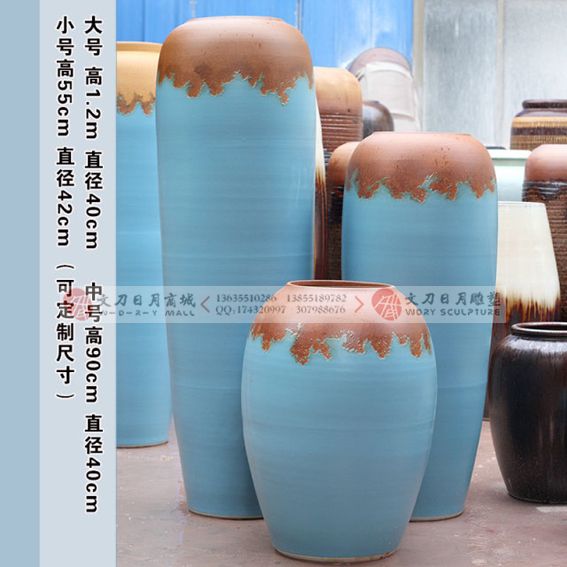艺术花瓶现代欧式景德镇创意陶瓷落地大花瓶客厅家居装饰品插花艺摆件陶罐